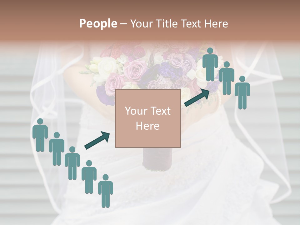 Holding Dress Engagement PowerPoint Template