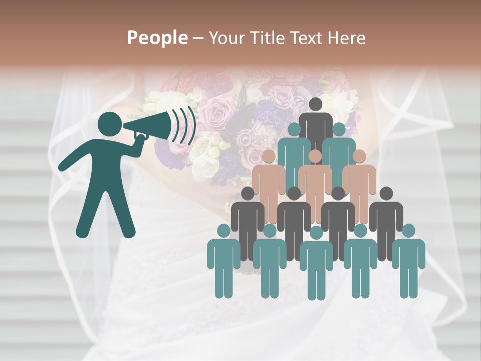 Holding Dress Engagement PowerPoint Template