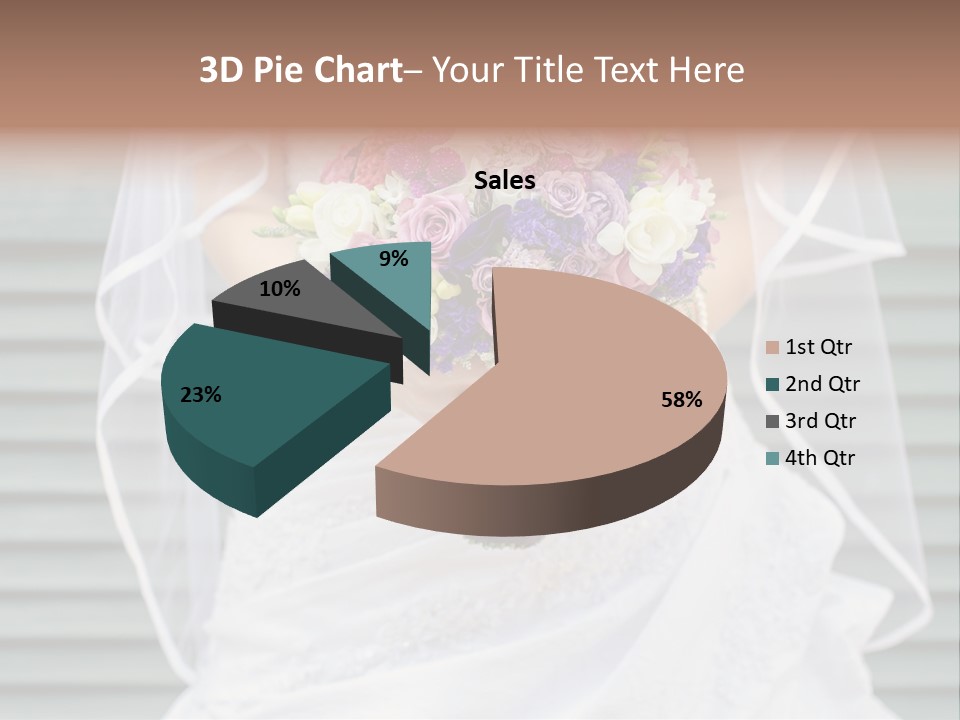 Holding Dress Engagement PowerPoint Template