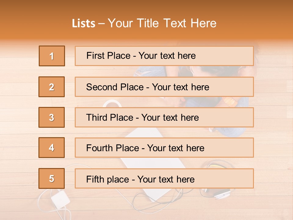 Chocolate Prefer Cup PowerPoint Template