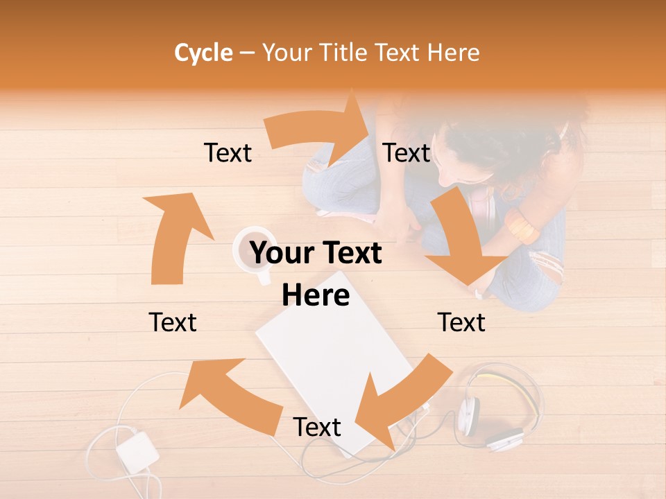 Chocolate Prefer Cup PowerPoint Template