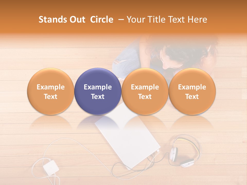 Chocolate Prefer Cup PowerPoint Template