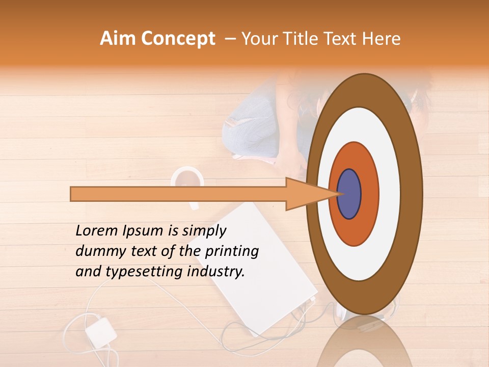 Chocolate Prefer Cup PowerPoint Template