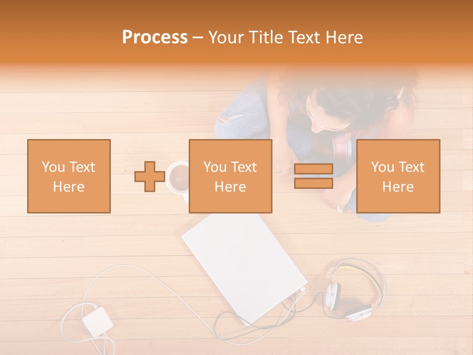 Chocolate Prefer Cup PowerPoint Template
