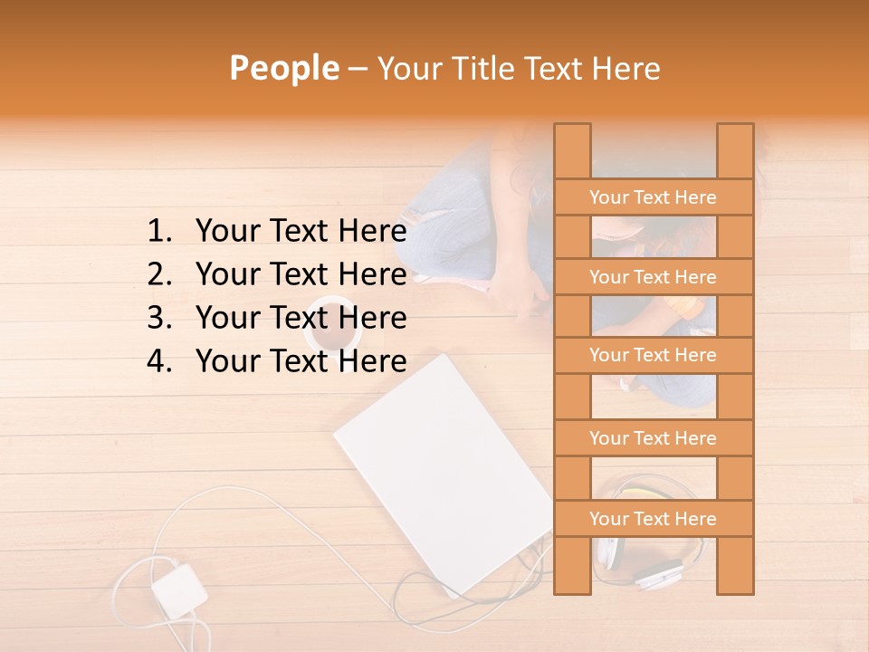 Chocolate Prefer Cup PowerPoint Template