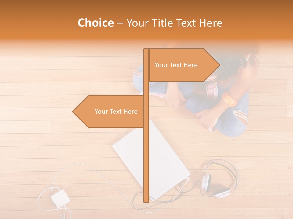 Chocolate Prefer Cup PowerPoint Template