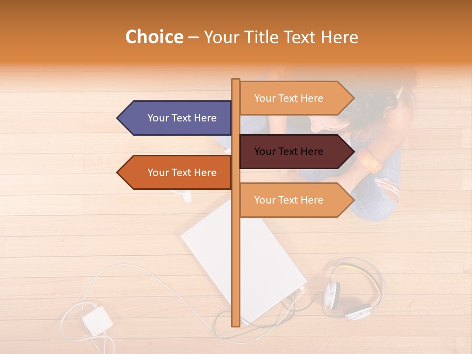 Chocolate Prefer Cup PowerPoint Template