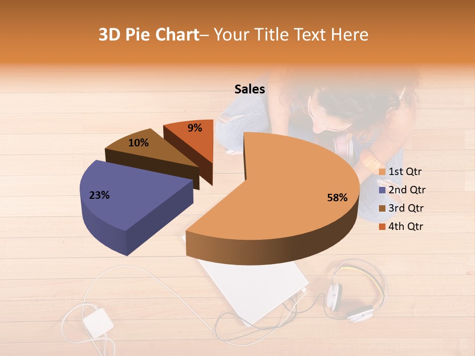 Chocolate Prefer Cup PowerPoint Template