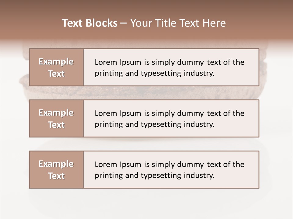 Pastry Cocoa Confectionery PowerPoint Template