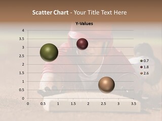 Baseball Player Reaching PowerPoint Template