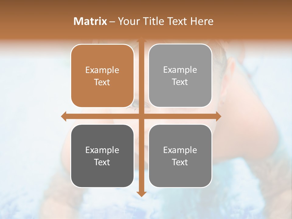 Joyful Sunny Caucasian PowerPoint Template