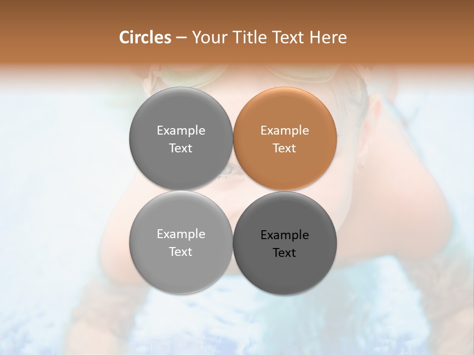 Joyful Sunny Caucasian PowerPoint Template