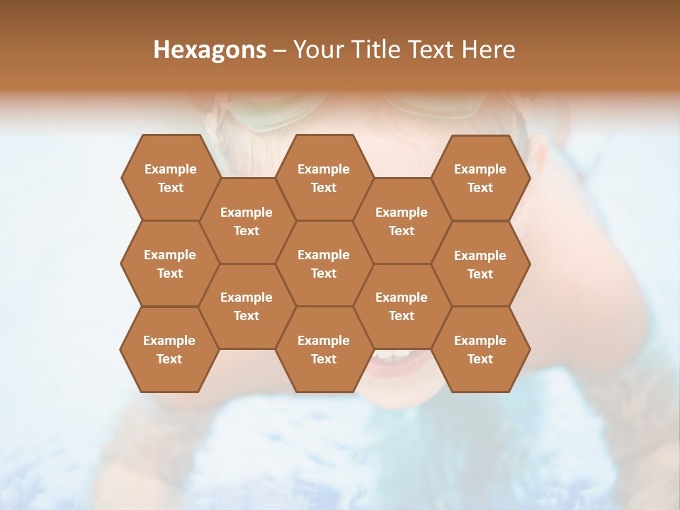 Joyful Sunny Caucasian PowerPoint Template