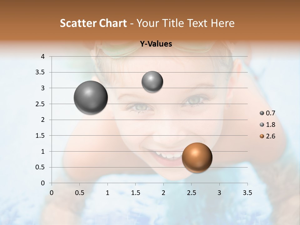 Joyful Sunny Caucasian PowerPoint Template