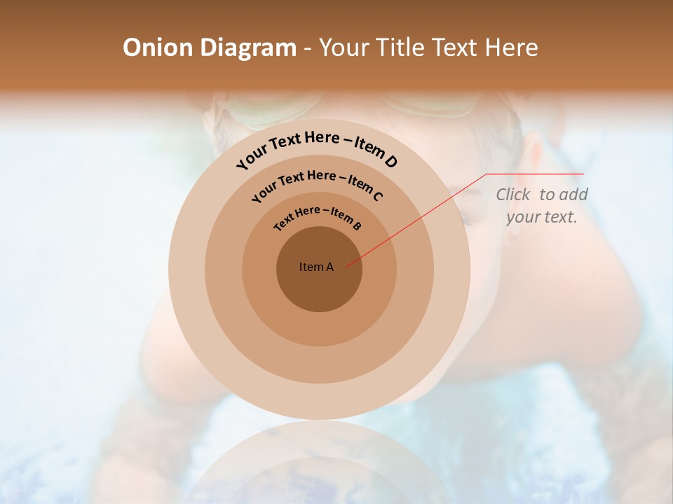 Joyful Sunny Caucasian PowerPoint Template