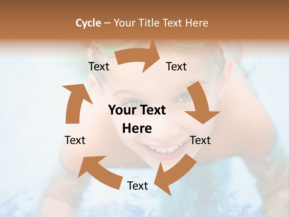 Joyful Sunny Caucasian PowerPoint Template