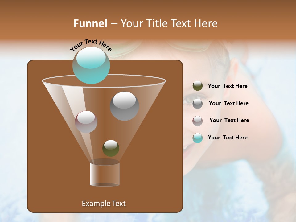 Joyful Sunny Caucasian PowerPoint Template