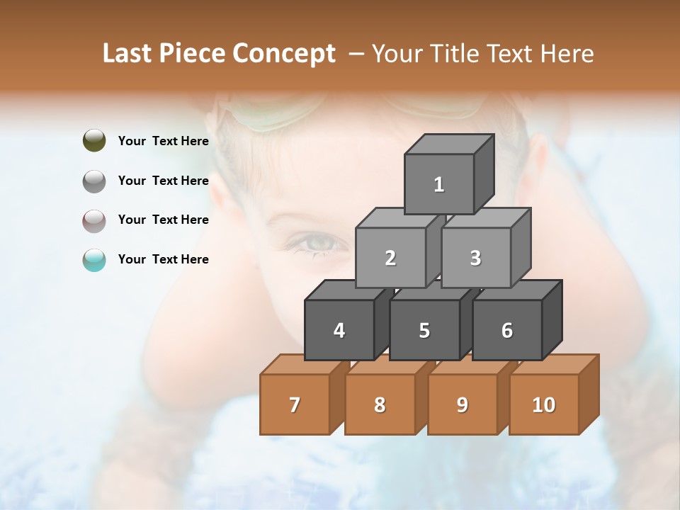 Joyful Sunny Caucasian PowerPoint Template