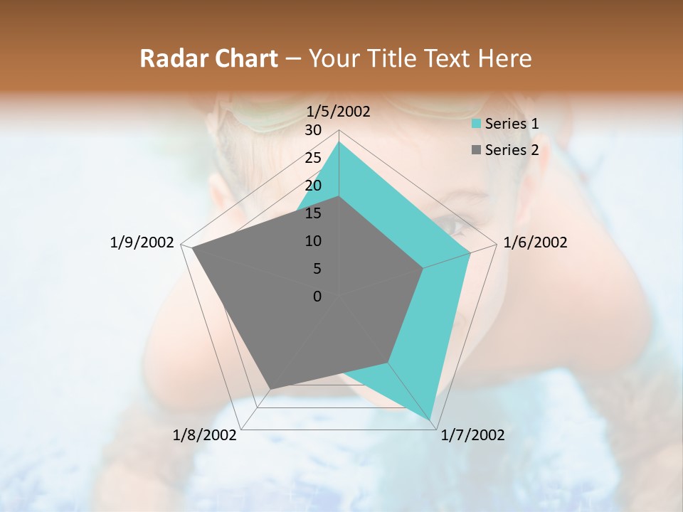Joyful Sunny Caucasian PowerPoint Template
