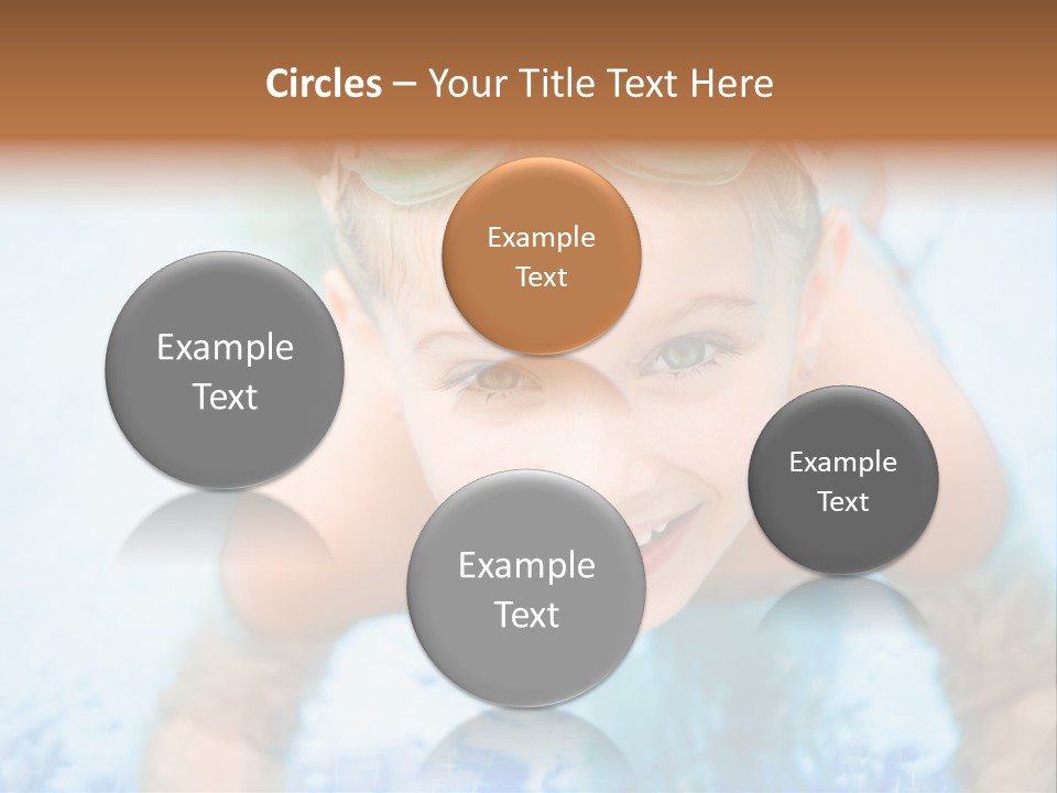 Joyful Sunny Caucasian PowerPoint Template