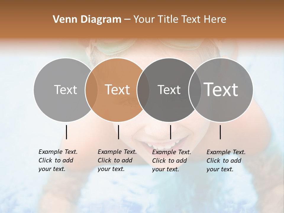 Joyful Sunny Caucasian PowerPoint Template
