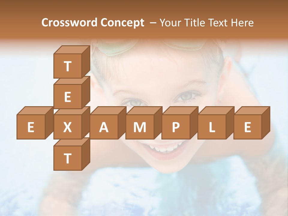 Joyful Sunny Caucasian PowerPoint Template