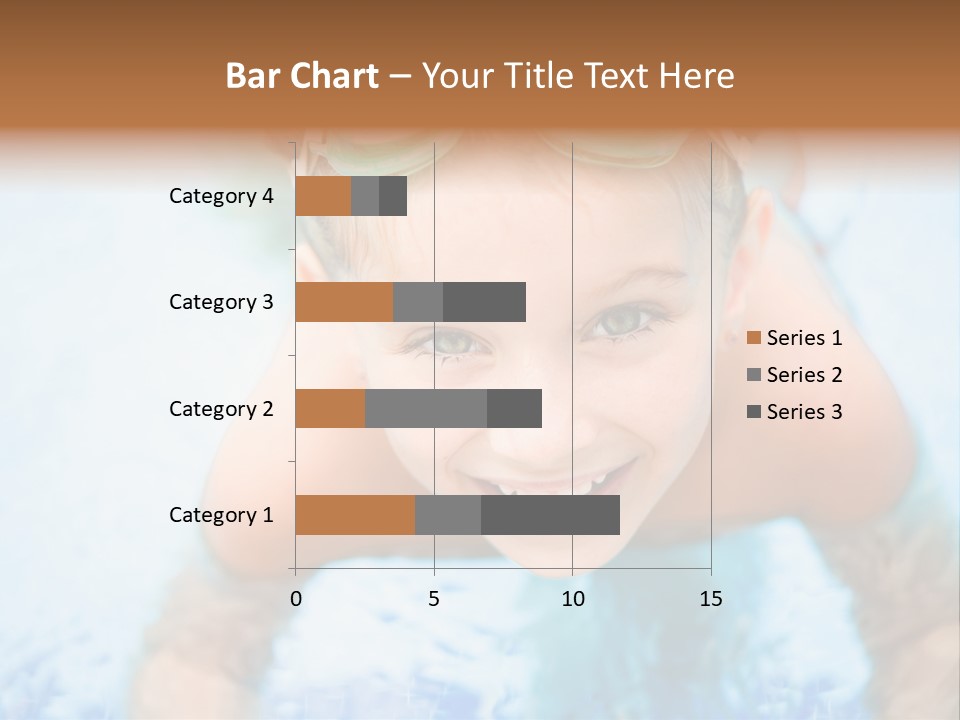 Joyful Sunny Caucasian PowerPoint Template