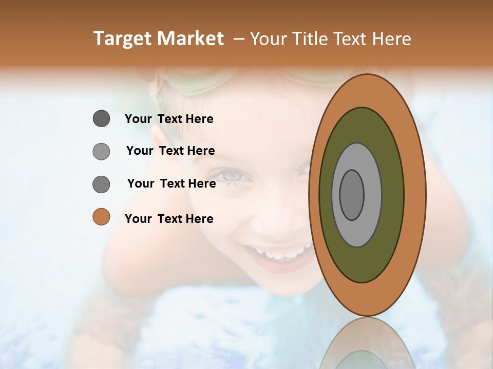 Joyful Sunny Caucasian PowerPoint Template