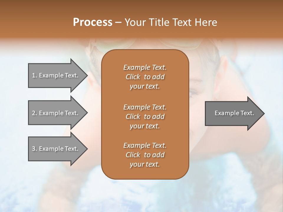 Joyful Sunny Caucasian PowerPoint Template
