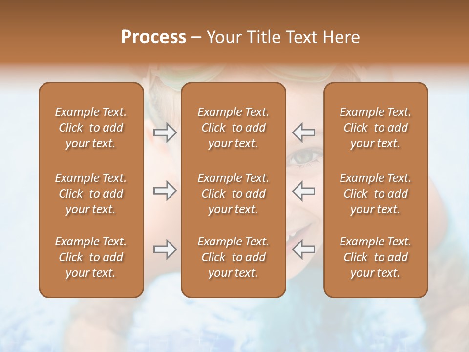 Joyful Sunny Caucasian PowerPoint Template