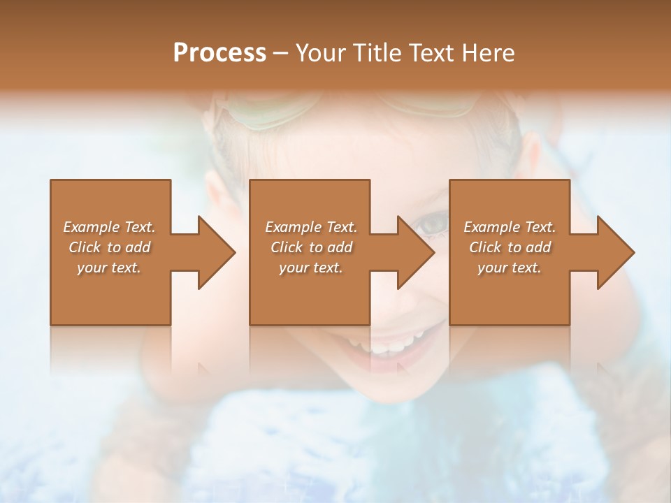 Joyful Sunny Caucasian PowerPoint Template