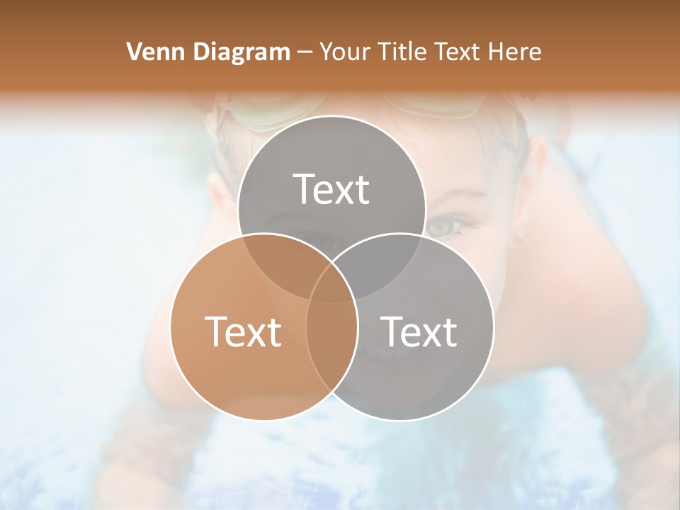 Joyful Sunny Caucasian PowerPoint Template