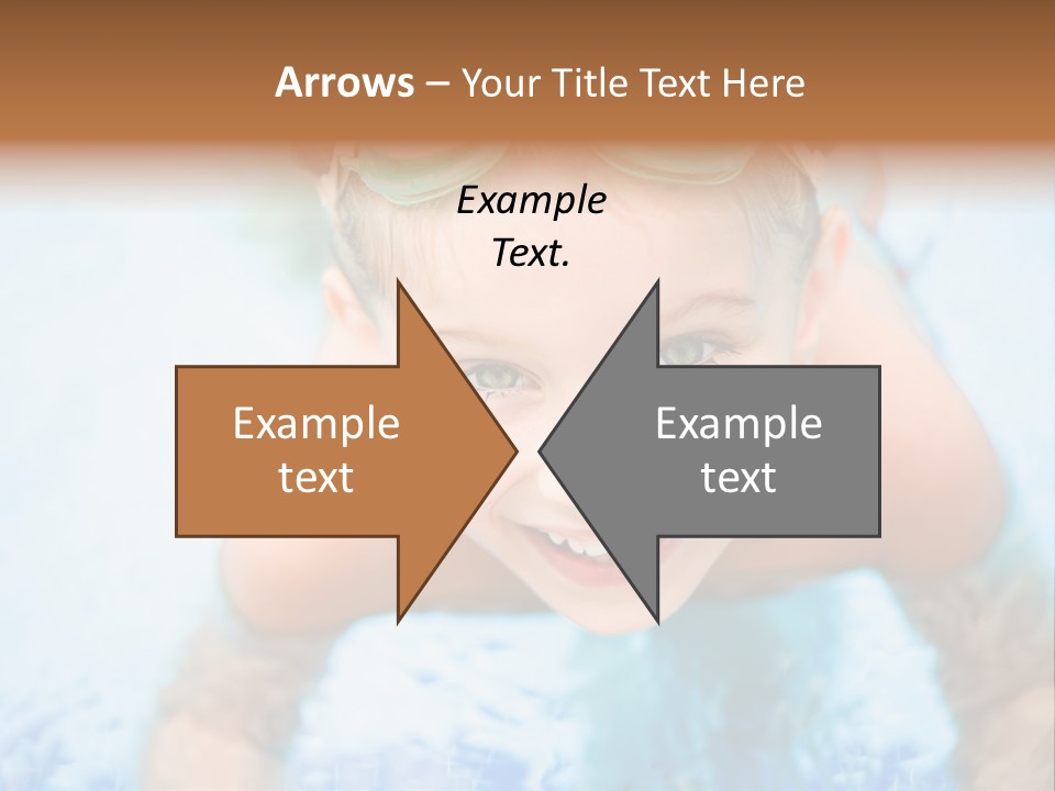 Joyful Sunny Caucasian PowerPoint Template