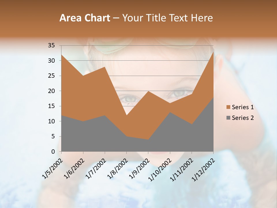 Joyful Sunny Caucasian PowerPoint Template