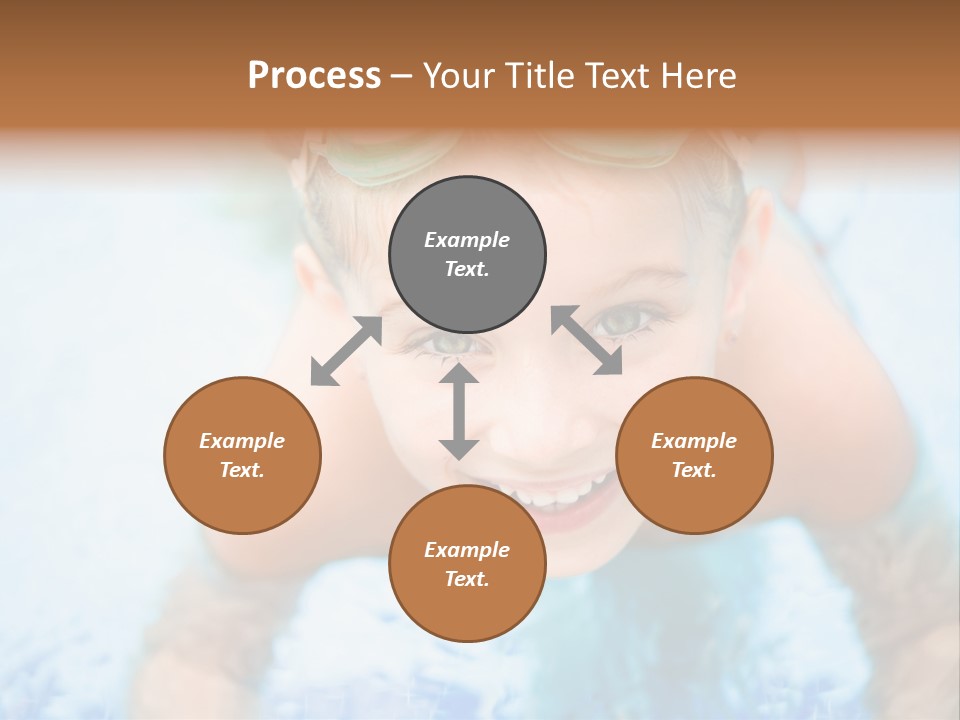 Joyful Sunny Caucasian PowerPoint Template