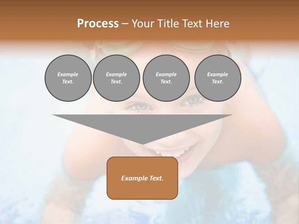 Joyful Sunny Caucasian PowerPoint Template