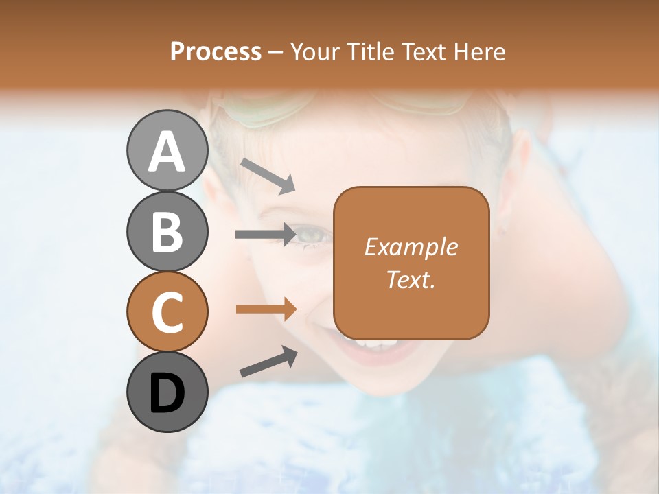 Joyful Sunny Caucasian PowerPoint Template