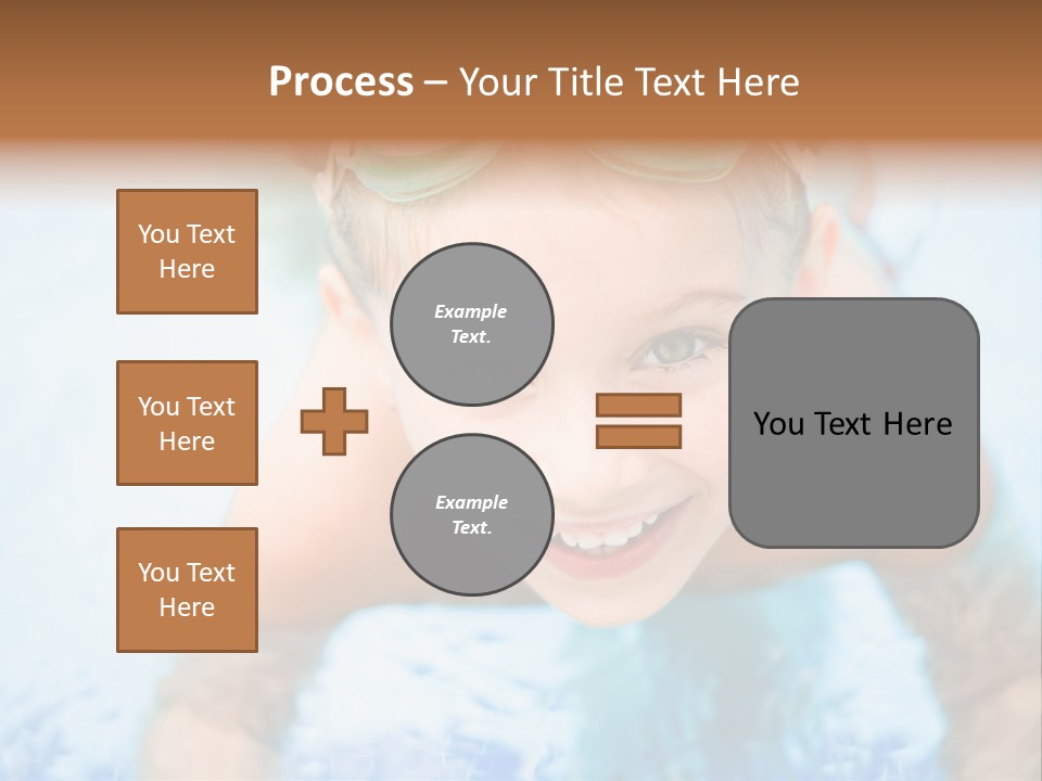 Joyful Sunny Caucasian PowerPoint Template
