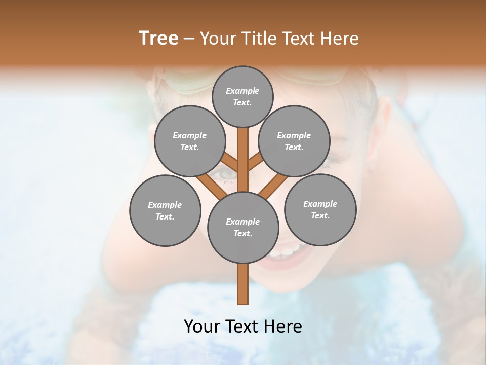 Joyful Sunny Caucasian PowerPoint Template