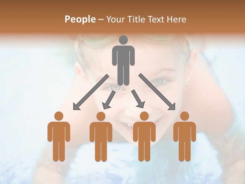 Joyful Sunny Caucasian PowerPoint Template