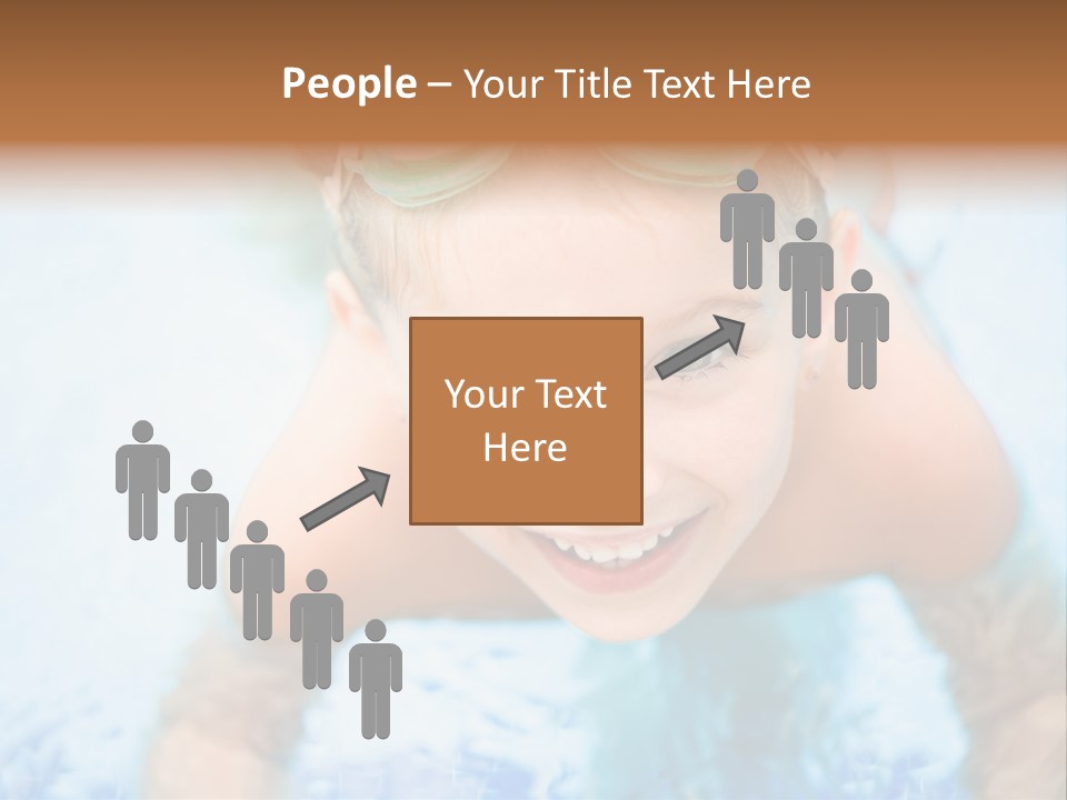 Joyful Sunny Caucasian PowerPoint Template