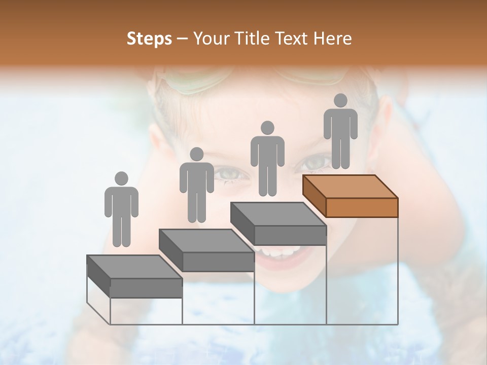 Joyful Sunny Caucasian PowerPoint Template