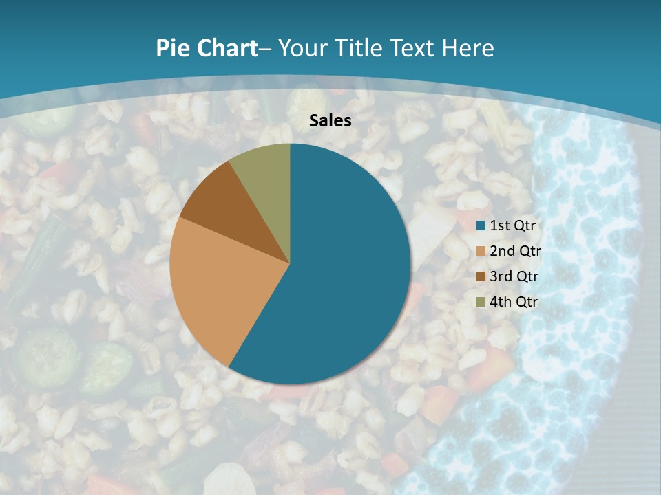 Closeup Plate Whole PowerPoint Template