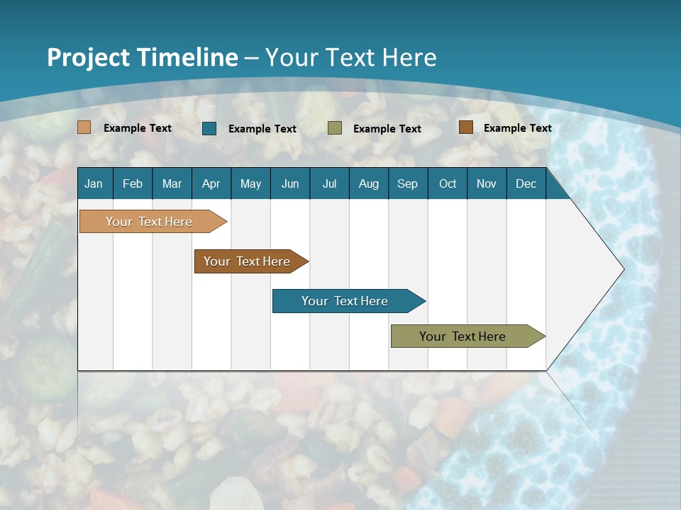Closeup Plate Whole PowerPoint Template