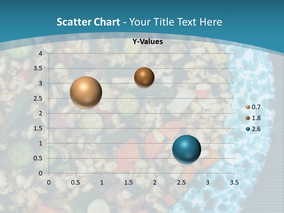 Closeup Plate Whole PowerPoint Template