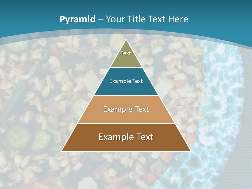 Closeup Plate Whole PowerPoint Template