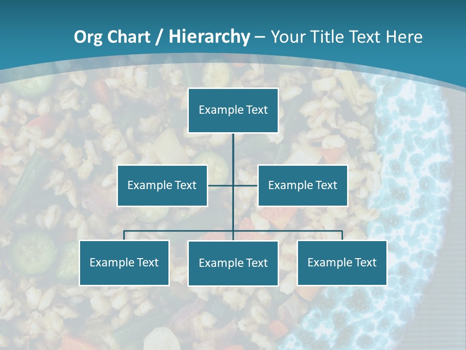 Closeup Plate Whole PowerPoint Template