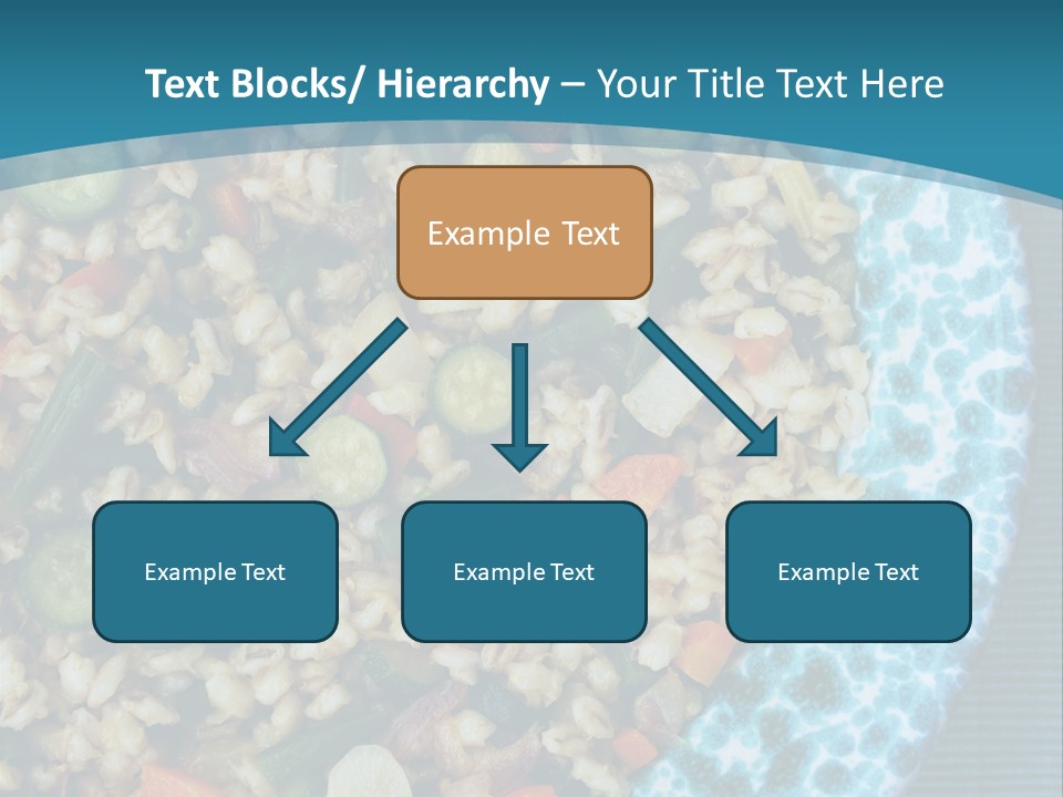 Closeup Plate Whole PowerPoint Template