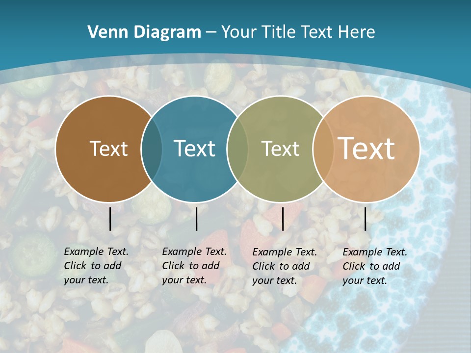 Closeup Plate Whole PowerPoint Template