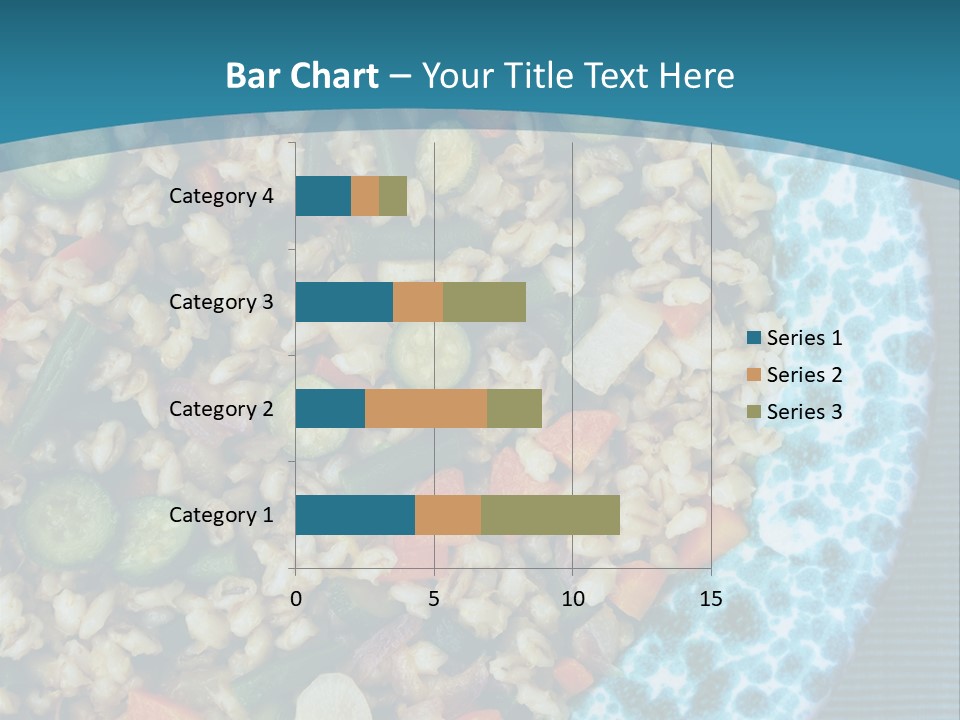 Closeup Plate Whole PowerPoint Template